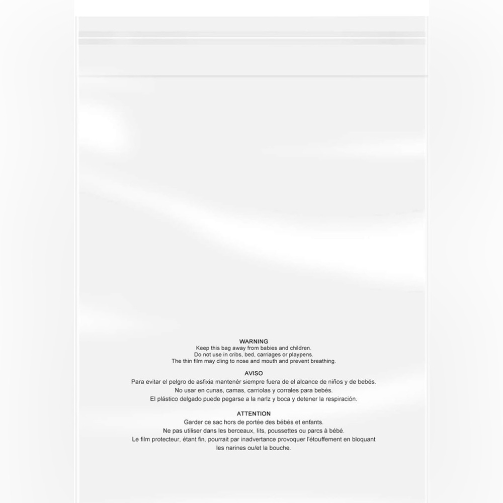 BUY NOW - 25 9”x12” Medium self seal clear poly mailers